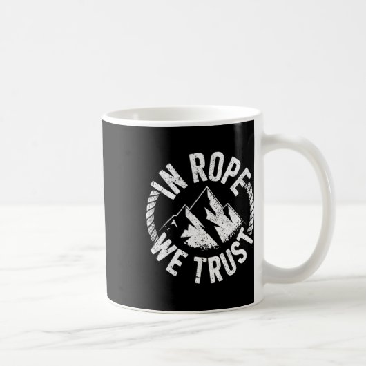 クライマー ロープ 登山用品 登山家 コーヒーマグカップ (右)