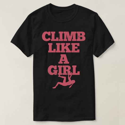 クライミング クライミング クライバー Tシャツ (デザイン正面)