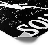 クライミング 問題解決 数学 フォーミュラ 面白い メンズ W ポスター (角)