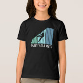 クライミング - 重力は神話 トライブレンドTシャツ (正面)