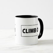 クライムオンロック登山 マグカップ (正面右)