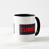 クライムオンロック登山 マグカップ (正面右)