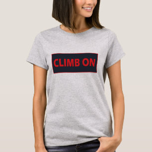 クライムオンロック登山 Tシャツ