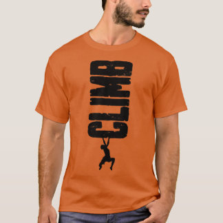 クライムロック登山ボルダリングヴィンテージ垂直Cl Tシャツ