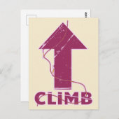 クライムロック登山ロープ ポストカード (正面/裏面)