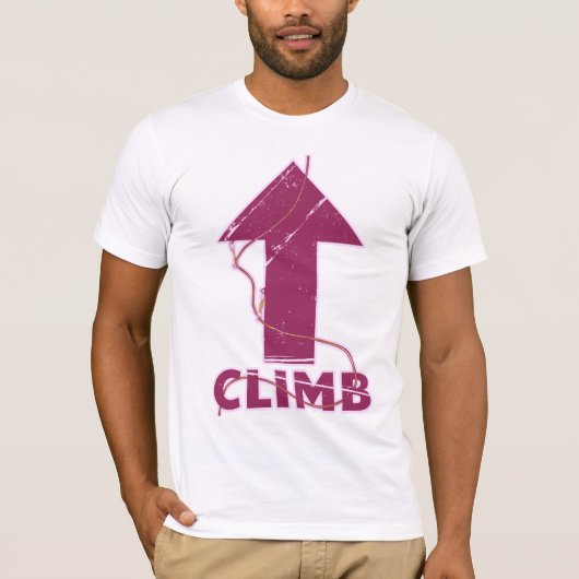 クライムロック登山ロープ Tシャツ (正面)