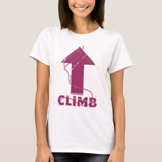 クライムロック登山ロープ Tシャツ (正面)