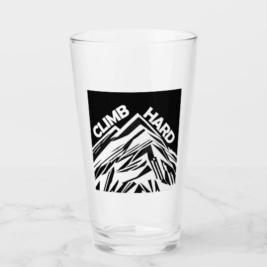 クライム懸命登山 タンブラーグラス (正面)