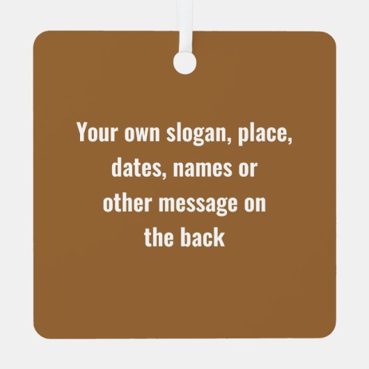 クライム:登山家ギア登山をテーマにしたメタルオーナ メタルオーナメント (裏面)