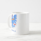 クラインオルツ公国のアルプス貴族の紋章芸術 コーヒーマグカップ (正面左)