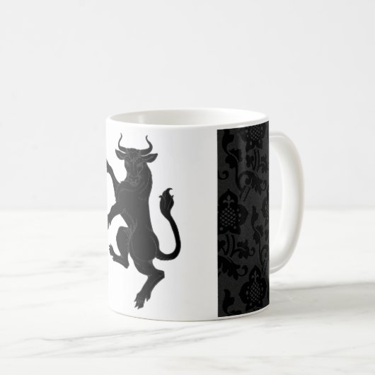 クラインポピュレースバッジのカントン コーヒーマグカップ (正面右)