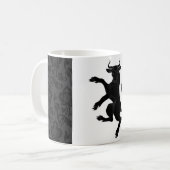 クラインポピュレースバッジのカントン コーヒーマグカップ (正面左)