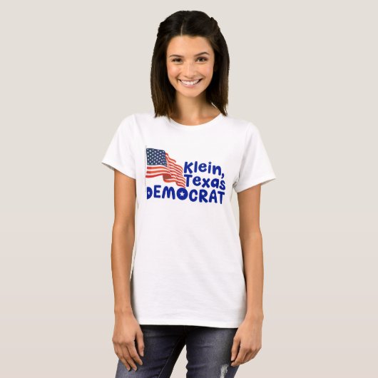 クライン・テキサス州民主党員 Tシャツ (正面フル)