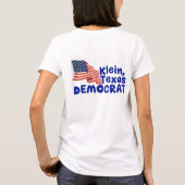 クライン・テキサス州民主党員 Tシャツ (裏面)
