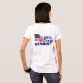 クライン・テキサス州民主党員 Tシャツ (裏面フル)