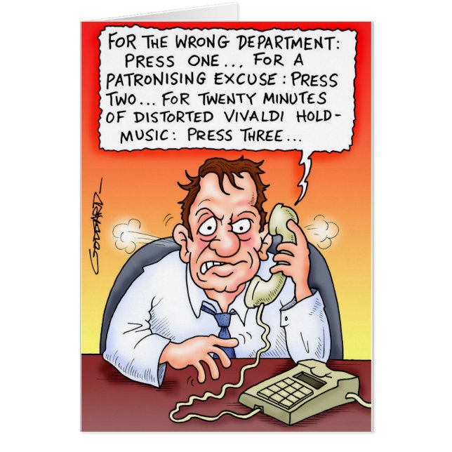 クライヴおもしろいゴダードの漫画カード (正面)