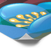 クラウア・ハワイ火山の旅行ポスター ポスター (角)