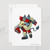 クラウクアイランドチームキャプテン2 ポストカード (正面/裏面)