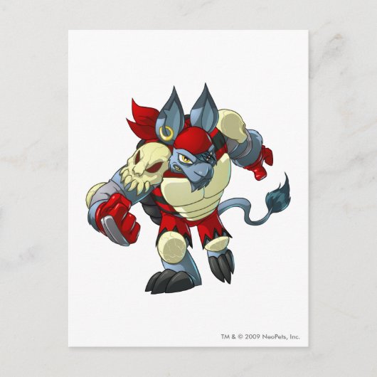 クラウクアイランドチームキャプテン2 ポストカード (正面)