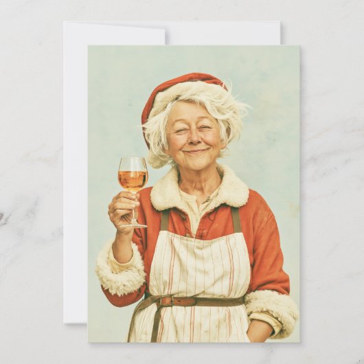 クラウス夫人クリスマスワインブレイク 招待状 (正面)