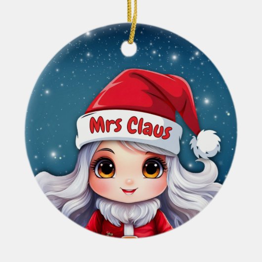 クラウス夫人🤶🎄 セラミックオーナメント (正面)