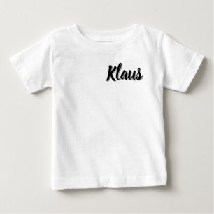 クラウス 赤ちゃん 名前 ベビーTシャツ