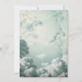 クラウズ・オブ・ラブ ヴィンテージ結婚式招待状 招待状 (裏面)