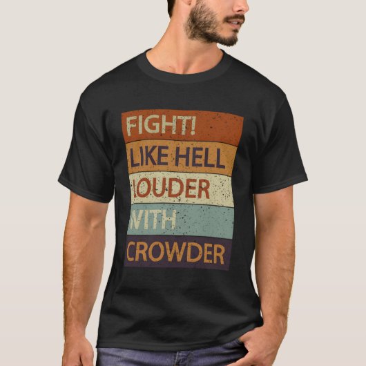 クラウダーで大きく戦う Tシャツ (正面)