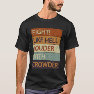 クラウダーで大きく戦う Tシャツ