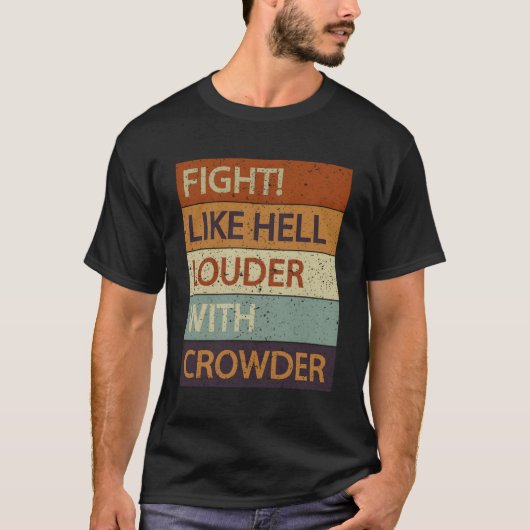 クラウダーで大きく戦う Tシャツ (正面)