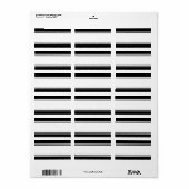 クラウディア住所 シール (フルシート)