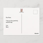 クラウディア折り葉書 ポストカード (裏面)