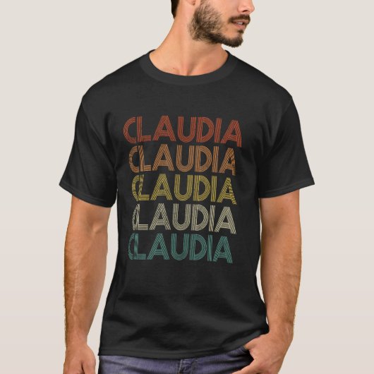 クラウディア レトロ ヴィンテージ Tシャツ (正面)