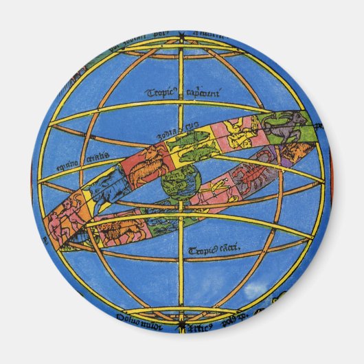 クラウディウス・プトレミー天文学者,ヴィンテージ天体 マグネット (正面)