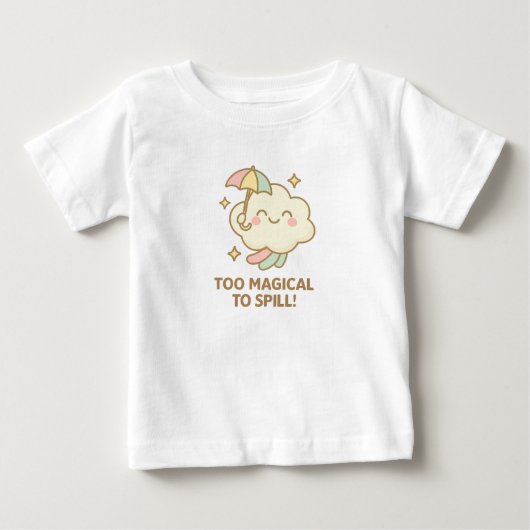 クラウディ カドル – 雨の日ジョイ ベビーTシャツ (正面)