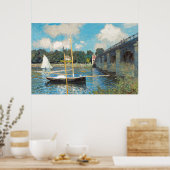 クラウデモネザブリッジアットアルジェンテウイル(1874) ポスター (キッチン)