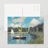 クラウデモネザブリッジアットアルジェンテウイル(1874) ポストカード (正面/裏面)