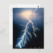 クラウドからグランドへの稲妻 ポストカード (正面/裏面)
