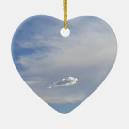 クラウドとクラウド セラミックオーナメント