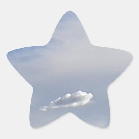 クラウドとクラウド 星シール (正面)