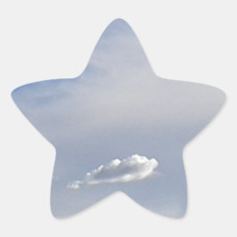 クラウドとクラウド 星シール