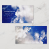クラウドとブルースカイの名刺 名刺 (正面/裏面)
