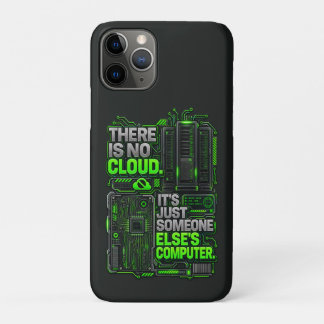 クラウドなんかないのに Funny SysAdmin iPhoneケース iPhone 11 Proケース