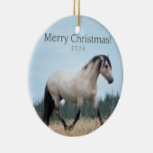 クラウドのプライド:プライヤワイルドマスタングオーナメント セラミックオーナメント (右)