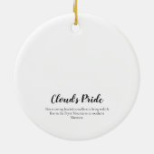 クラウドのプライド:プライヤワイルドマスタングオーナメント セラミックオーナメント (裏面)