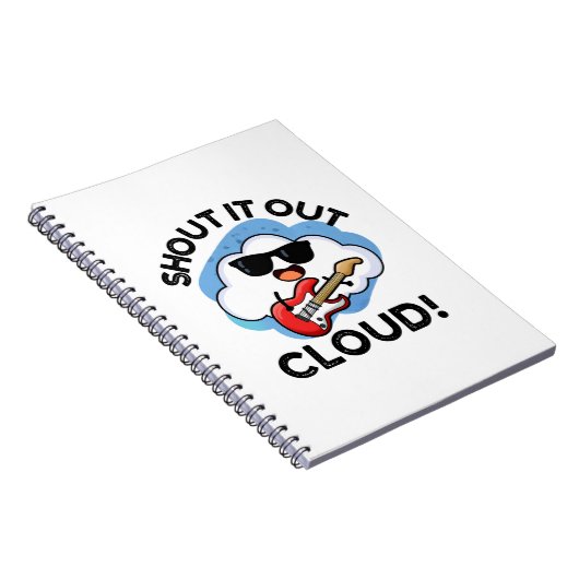 クラウドの面白い音楽パンを叫ぶ ノートブック (右側)