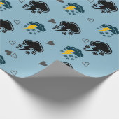 「クラウドをテーマにした包装紙：ギフト包装 ラッピングペーパー (角)