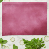 クラウドエフェクトブルゴーニュ赤面ティータオル キッチンタオル (折り畳み)