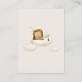 クラウドエンクロージャカード上のライオン エンクロージャーカード (裏面)