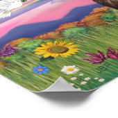 クラウドエンジェル – Maine Coon Cat Shelby ポスター (角)